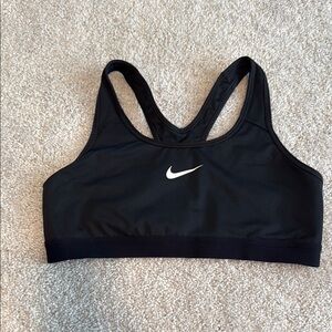 Nike Black Dry Fit Moisture-Wicking Sports Bra Size Large